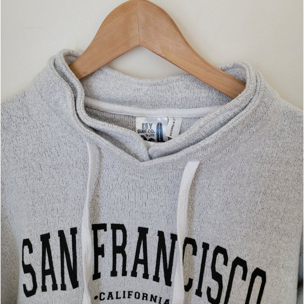 ESY Surf Co SAN FRANCISCO CALIFORNIA Double Collar Long Sleeve Sweater Unisex S - Picture 3 of 7